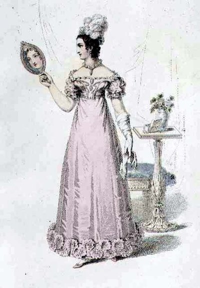 Estélyi ruha, divattányér az Ackermann