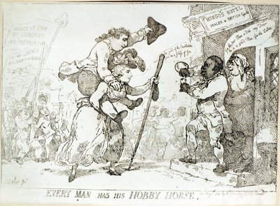 Minden embernek megvan a maga hobbilova, amely 1784-ben jelent meg alkotó: English School