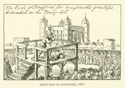 Strafford kivégzése alkotó: English School