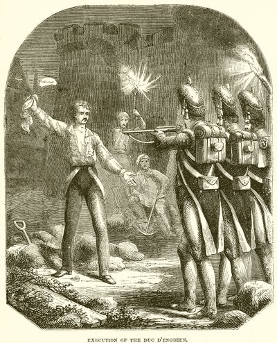A Duc DEghien kivégzése alkotó: English School