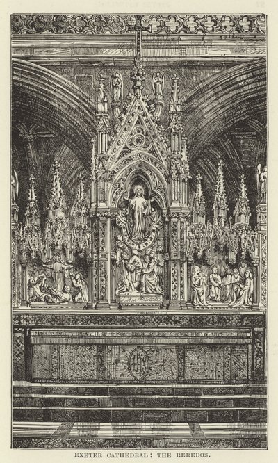 Exeteri katedrális, a reredos alkotó: English School