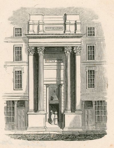 Exeter Hall, Strand, London alkotó: English School