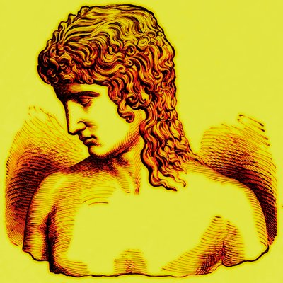 Az etnikai eltérés szélsősége – Legmagasabb típus – I.: Praxiteles Erosza, illusztráció: John Clark Ridpath: A világgal emberek, 1912-ben (digitálisan javított kép) alkotó: English School