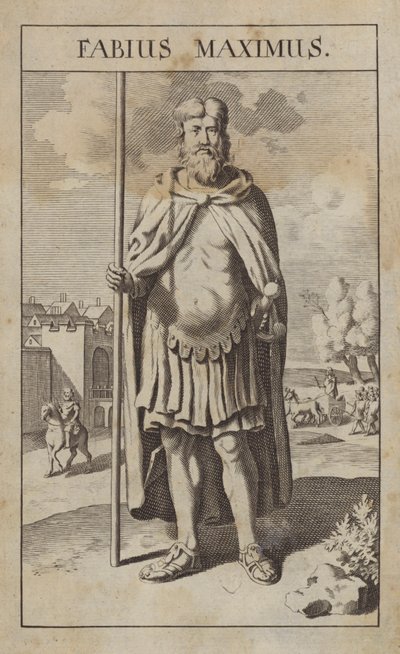 Fabius Maximus, római politikus és tábornok (metszet) alkotó: English School