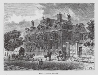 Fairfax House, Putney (litográfia) alkotó: English School