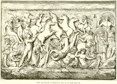 Phaethon bukása és halála alkotó: English School