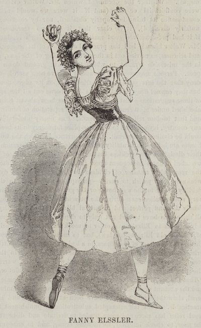 Fanny Elssler (metszet) alkotó: English School