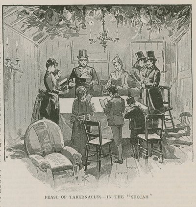 Tabernákulumok ünnepe – a Succahban alkotó: English School