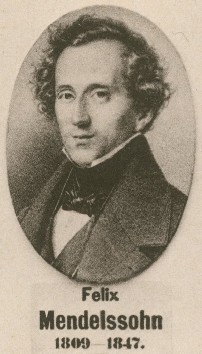 Felix Mendelssohn (mélynyomás) alkotó: English School