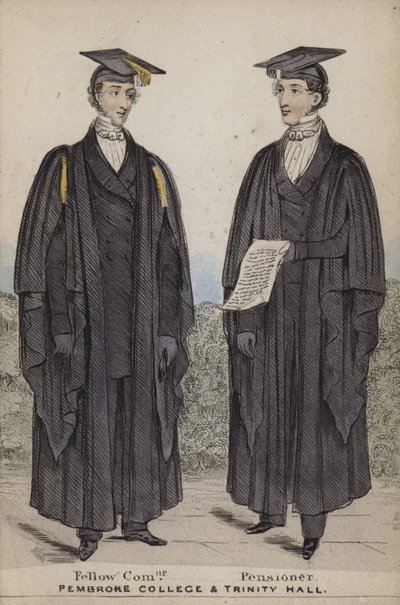 Fellow Commoner, nyugdíjas, Pembroke College és Trinity Hall alkotó: English School