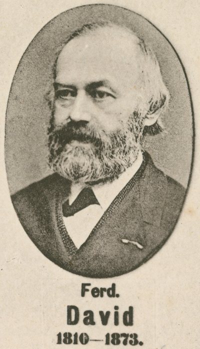 Ferdinand David (metszet) alkotó: English School
