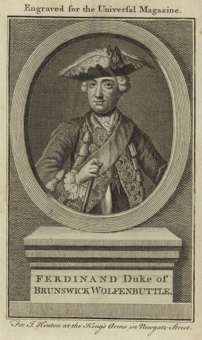 Ferdinánd, Brunswick Wolfenbuttle hercege alkotó: English School