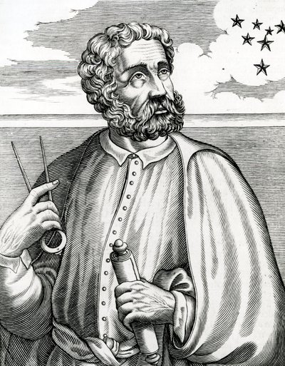 Ferdinánd Magellán, 19. század alkotó: English School
