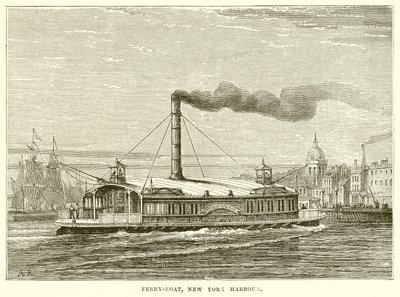 Ferry-Boat, New York-i kikötő alkotó: English School