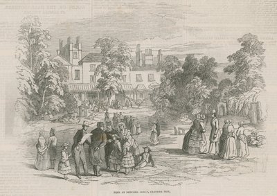 Ünnep a Bedford Lodge-ban, Campden Hill, London alkotó: English School