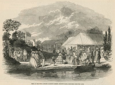 Ünnep a Royal Botanic Societys Gardenben alkotó: English School