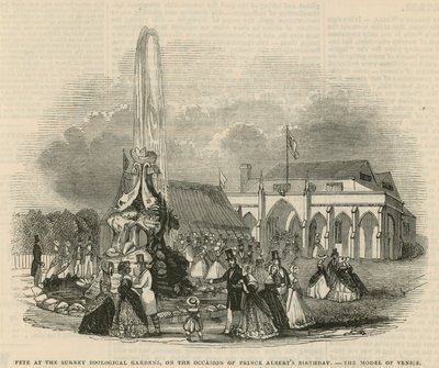 Ünnep a Surrey Állatkertben alkotó: English School