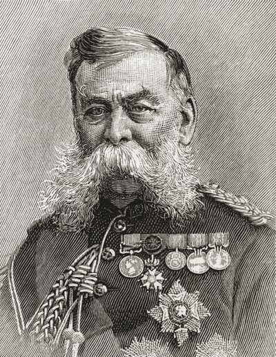 Sir John Linthorn tábornagy, Arabin Simmons alkotó: English School