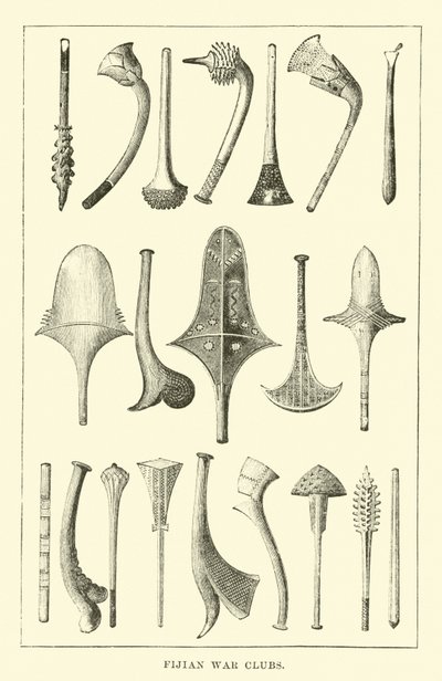 Fidzsi háborús klubok alkotó: English School
