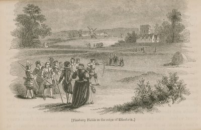 Finsbury Fields I. Erzsébet királynő uralkodása idején alkotó: English School