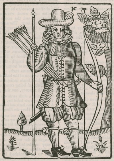 Finsbury íjászok jegye az 1676-os lövöldözésre alkotó: English School