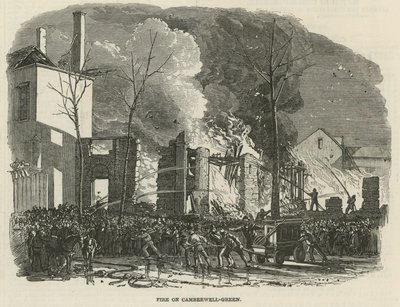 Tűz a Camberwell Greenen alkotó: English School