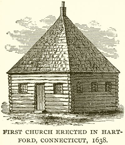 Az első templomot a Connecticut állambeli Hart-Fordban emelték 1638-ban alkotó: English School