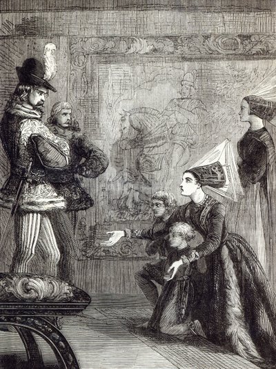 IV. Edward és Lady Elizabeth Gray első találkozása, illusztráció a 