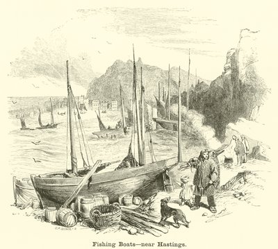 Halászhajók, Hastings közelében alkotó: English School