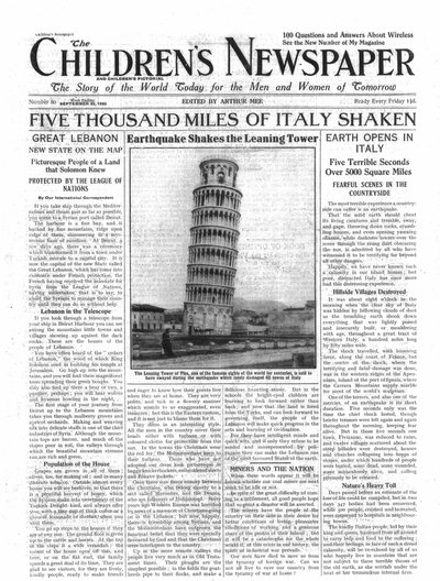Five Thousand Miles of Italy Shaken, "The Children