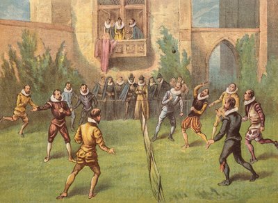 Az ötösöket először Angliában játszották I. Erzsébet királynő előtt. alkotó: English School