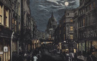 Fleet Street és St Pauls, London alkotó: English School