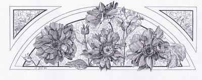 Virágtervek, The Magazine of Art 1893, Cassell and Company, 1893 alkotó: English School