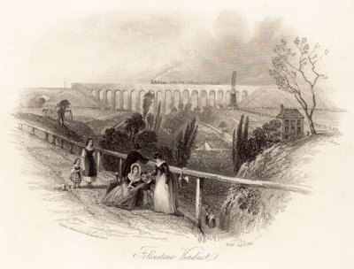 Folkestone-viadukt alkotó: English School
