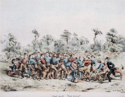 Futball, The Rosh, 1857 alkotó: English School