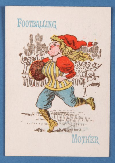 Focizó anya, kártya a Happy Families játékból, 1890-1900 körül alkotó: English School