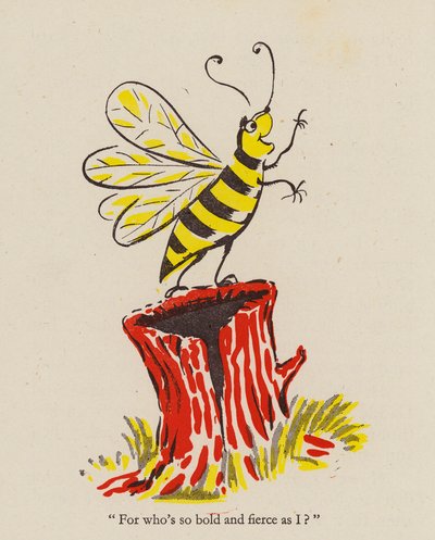 "Mert ki olyan bátor és vad, mint én" (színes litográfia) alkotó: English School