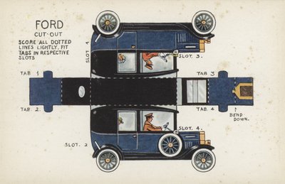 Ford Cut Out (színes litho) alkotó: English School