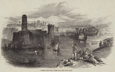 Külföldi kukoricaportok, Marseille (metszet) alkotó: English School