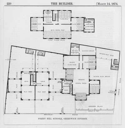 Forest Hill Schools, Greenwich Division (metszet) alkotó: English School