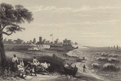 Fort George, Madras (metszet) alkotó: English School