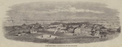 Fort Moultrie, Charleston a távolban (metszet) alkotó: English School