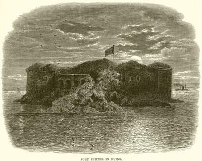 Sumter erőd romokban alkotó: English School