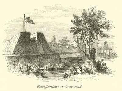 Erődítmények Gravesendnél alkotó: English School