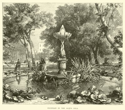 Szökőkút az Acqua Solában alkotó: English School