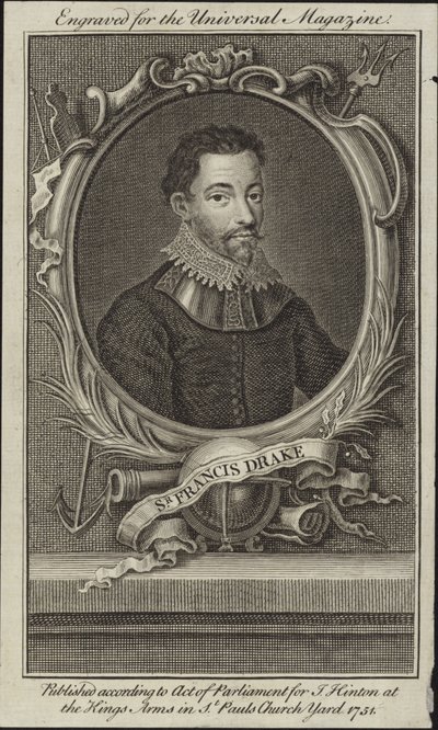 Francis Drake alkotó: English School