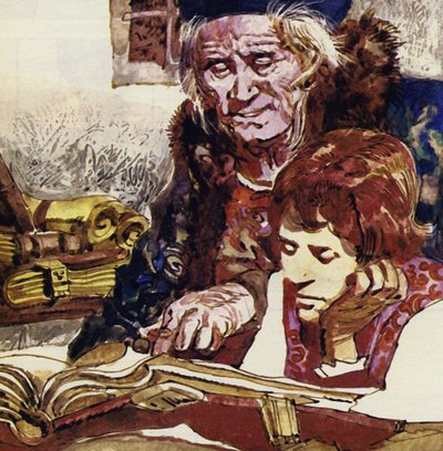 Francois-t egy pap tanította, aki a jótevőjévé vált alkotó: English School