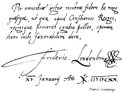 Frederic Lindenbrog alkotó: English School