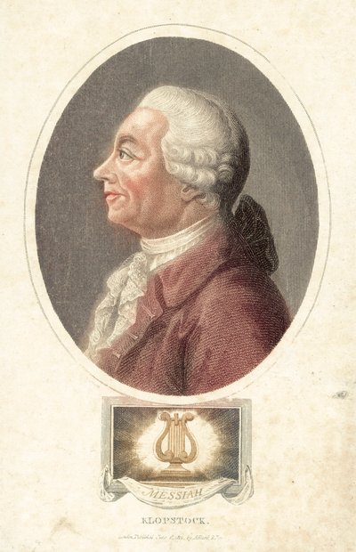 Friedrich Gottlieb Klopstock, német költő (színes metszet) alkotó: English School