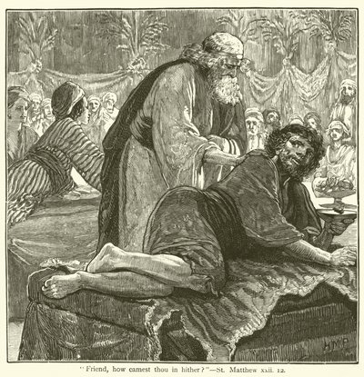 "Barátom, hogy kerültél ide?", Szent Máté, xxii alkotó: English School